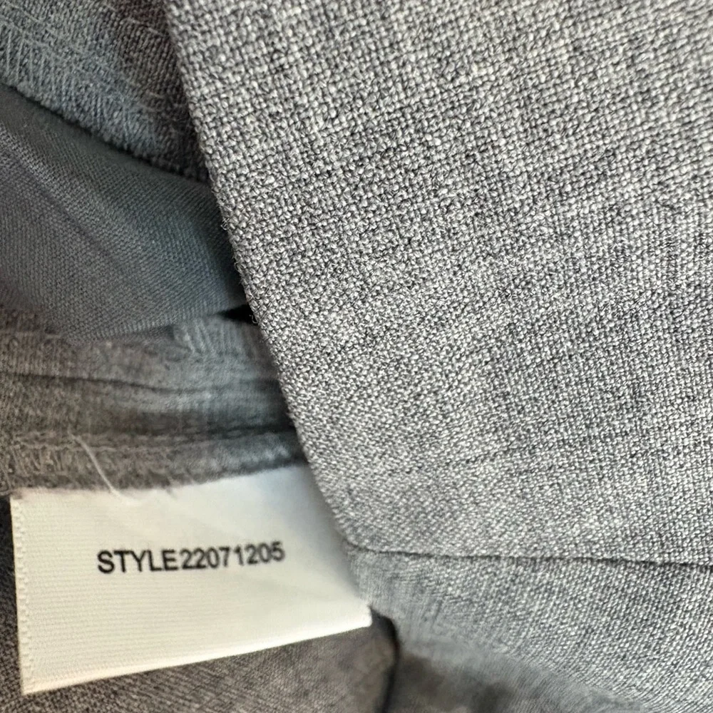 Tory Burch Gray Wool Wide Leg Dress Pants Size 8